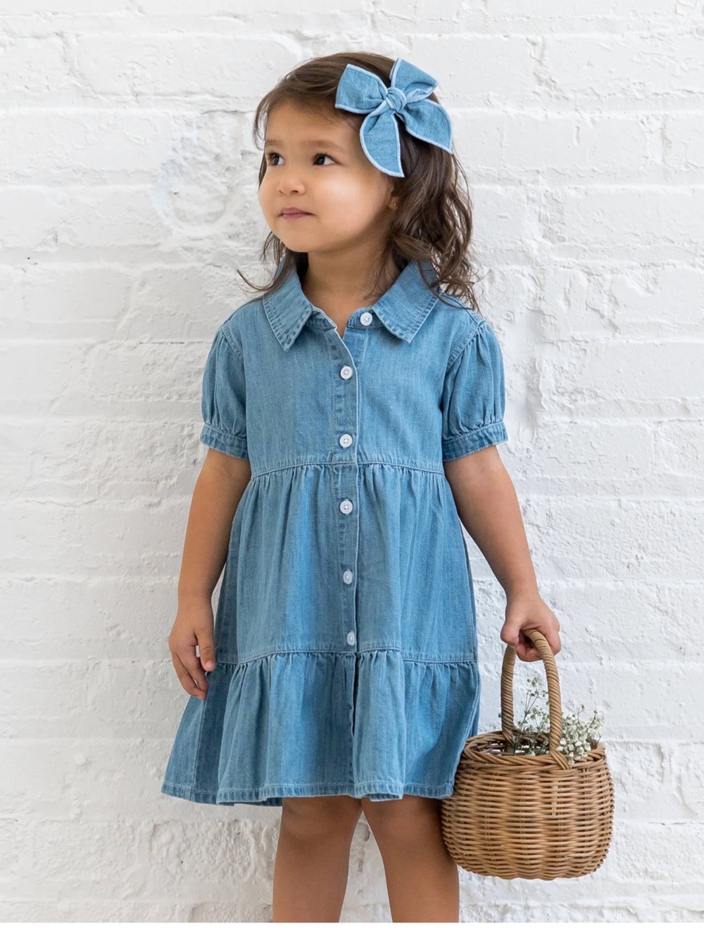 Colored Organics chambray dress